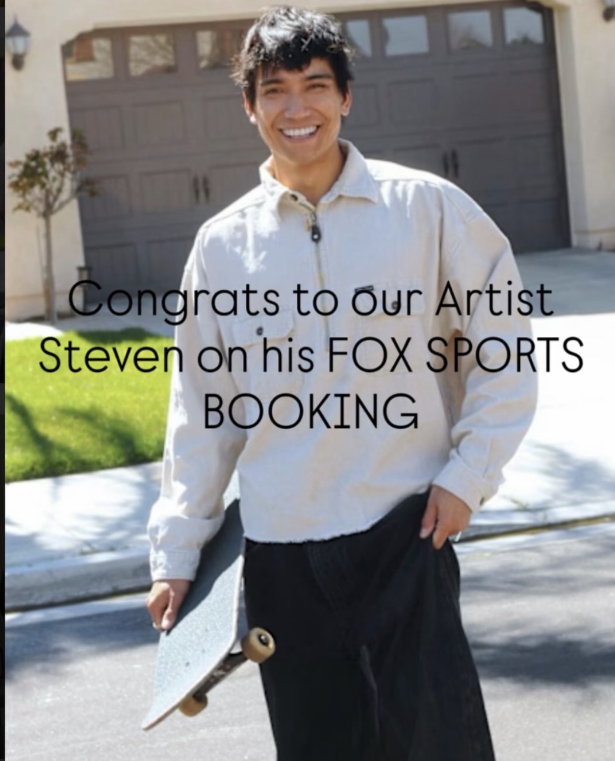 Steven books Fox Sports